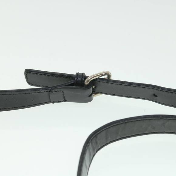 BURBERRY Shoulder Bag Leather Black Auth ac2232 - Picture 14 of 16